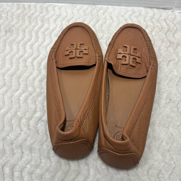 Tory Burch Lowell 2 Womens Size 6.5M Brown Leather Slip On Loafers Driving Shoes - Picture 13 of 13